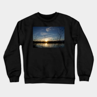 sun setting Crewneck Sweatshirt